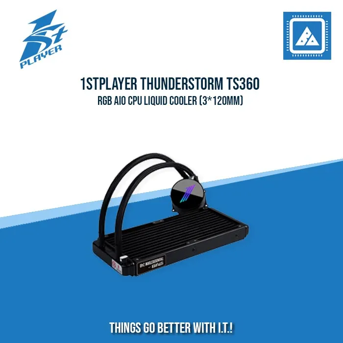 1STPLAYER THUNDERSTORM TS360 RGB AIO CPU LIQUID COOLER (3*120MM)