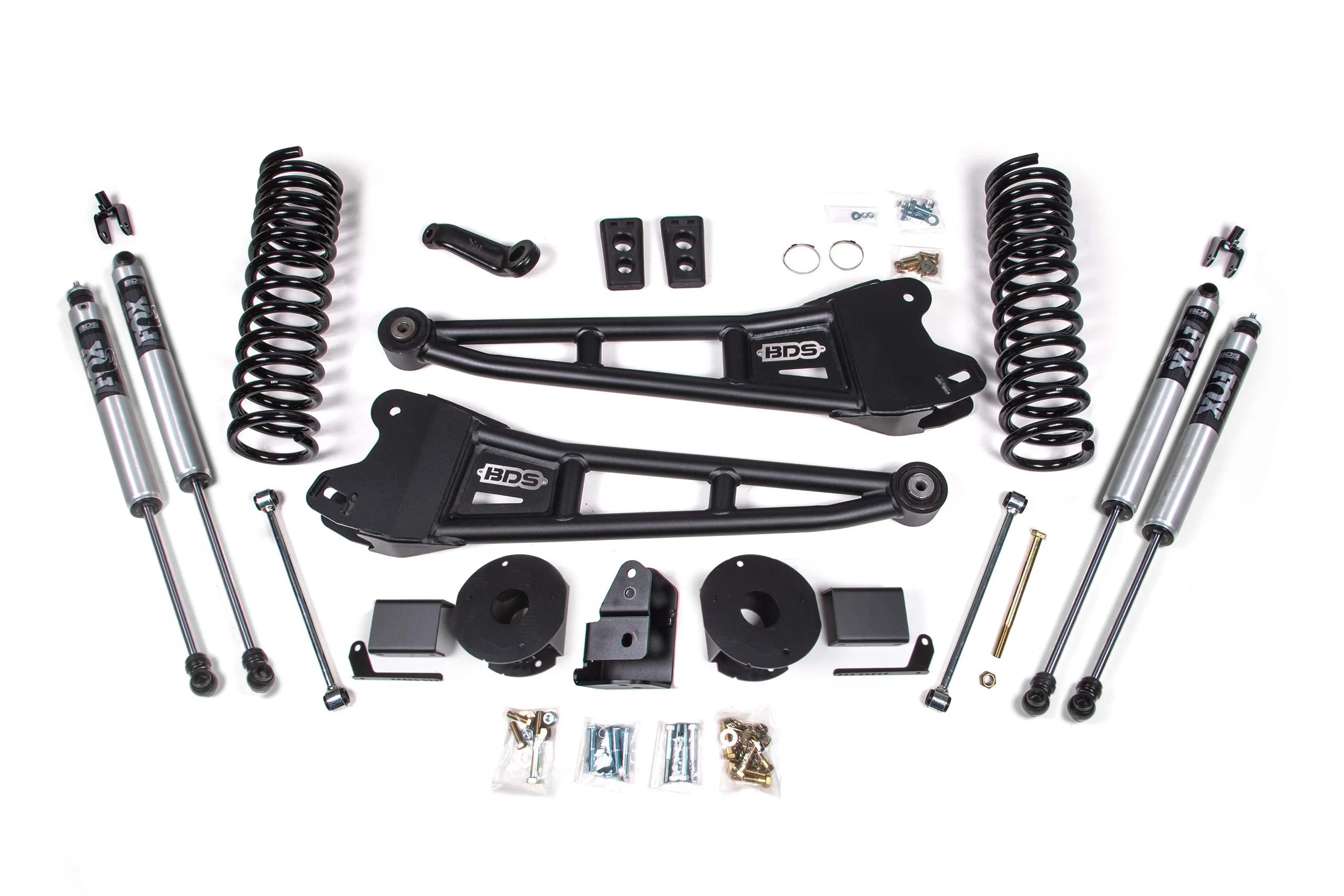 4 Inch Lift Kit w/ Radius Arm | Ram 2500 w/ Rear Air Ride (14-18) 4WD | Diesel