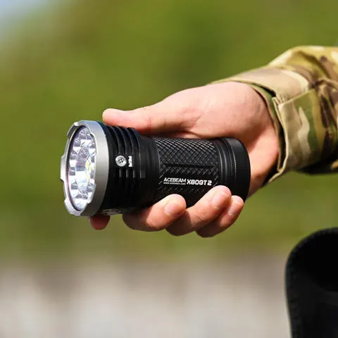 Acebeam X80GT 2 34000 Lumen Flashlight 18 x CREE XHP50.3 LEDs 4 x 18650 Batteries Include