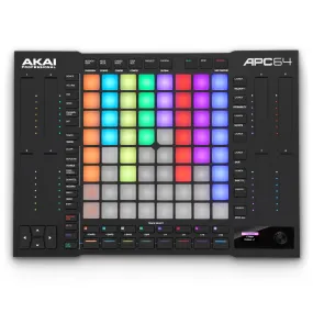 AKAI Professional APC64 MIDI Controller for Ableton with 8 Responsive Touch Strips