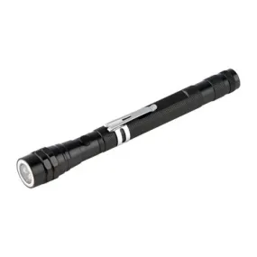 Arlec 3 LED Waterproof Telescopic Pen Torch - Black / 25 Lumens