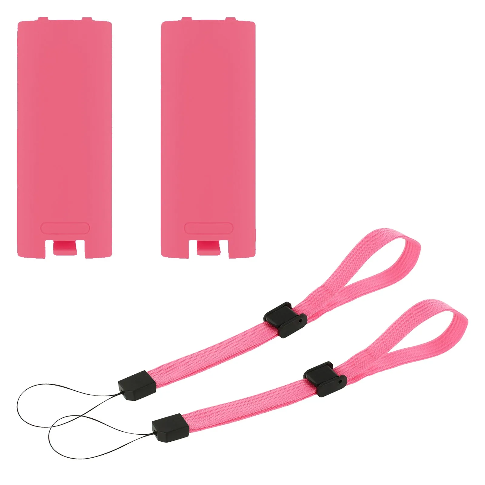 Battery Cover & Wrist Strap Kit For Nintendo Wii Remote Controller - 4 In 1 Pack | ZedLabz