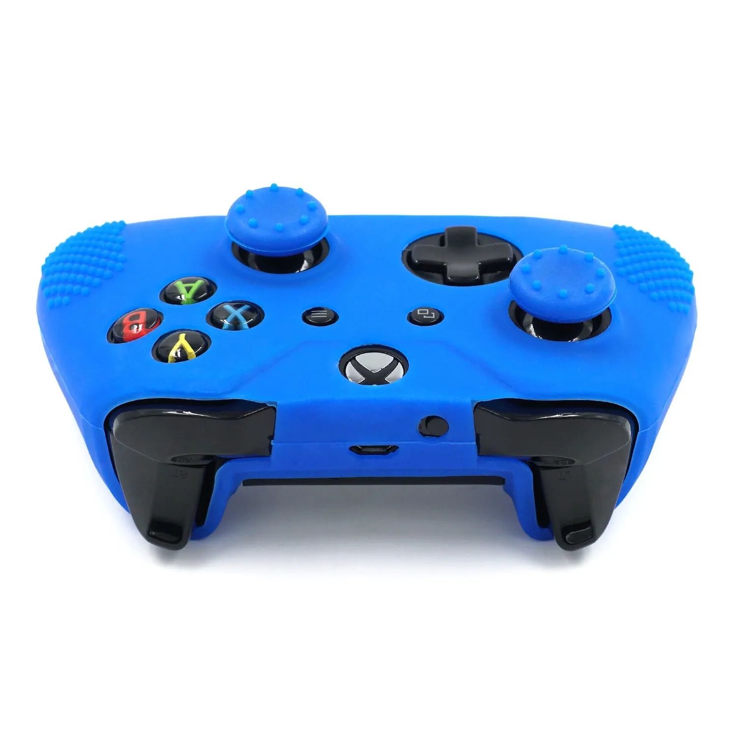 Blue Soft Silicone Thicker Skin Cover for Xbox One X & One S controller (NOT for  Xbox One or Xbox One Elite controller)