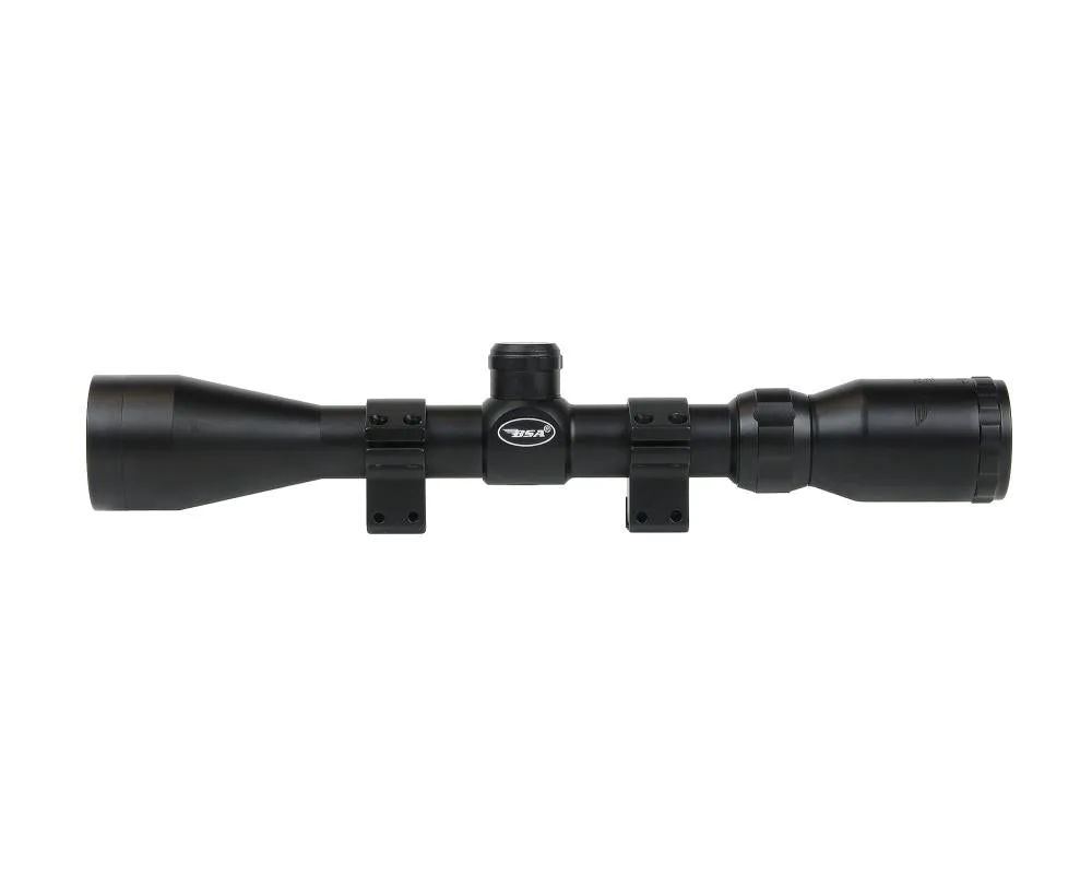 BSA Essential EMD 3-9x40 Scope, Mil-Dot Reticle with Rings