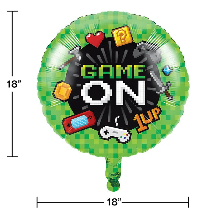 Bulk Video Games Party Mylar Balloons (10 per Case)