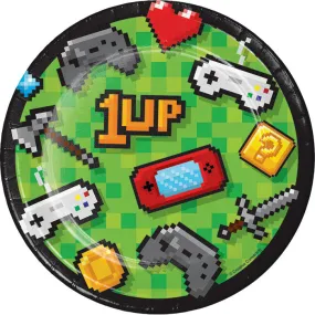 Bulk Video Games Party Paper Dessert Plates (96 per Case)