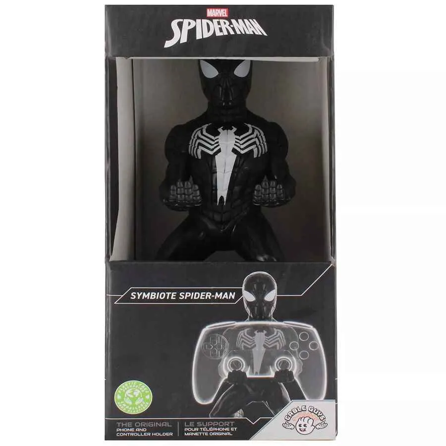 Cable Guys - Marvel Spider-Man Symbiote 8 Inch Mobile Phone and Controller Holder Figure