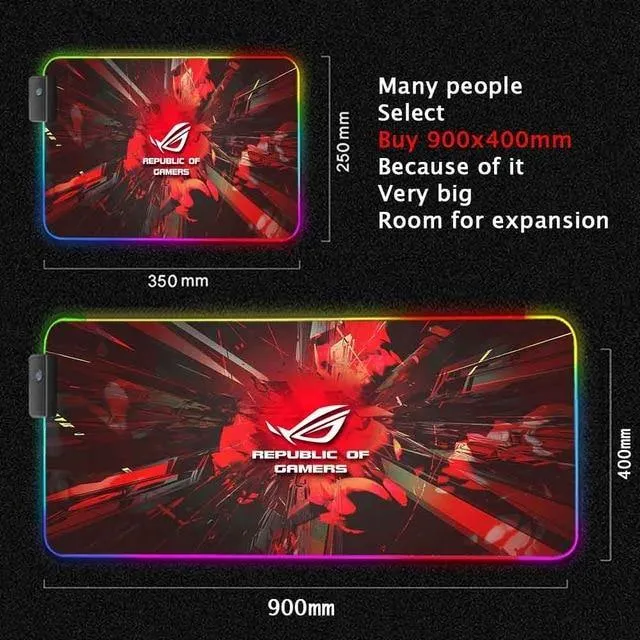 City Asus ROG PC Accessories RGB LED Mouse Pad