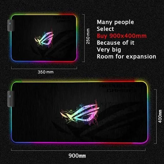 City Asus ROG PC Accessories RGB LED Mouse Pad