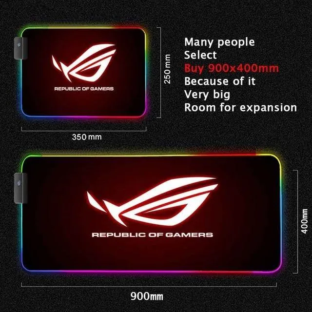 City Asus ROG PC Accessories RGB LED Mouse Pad