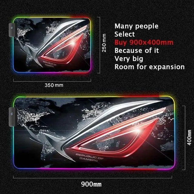 City Asus ROG PC Accessories RGB LED Mouse Pad