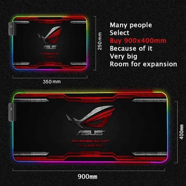 City Asus ROG PC Accessories RGB LED Mouse Pad