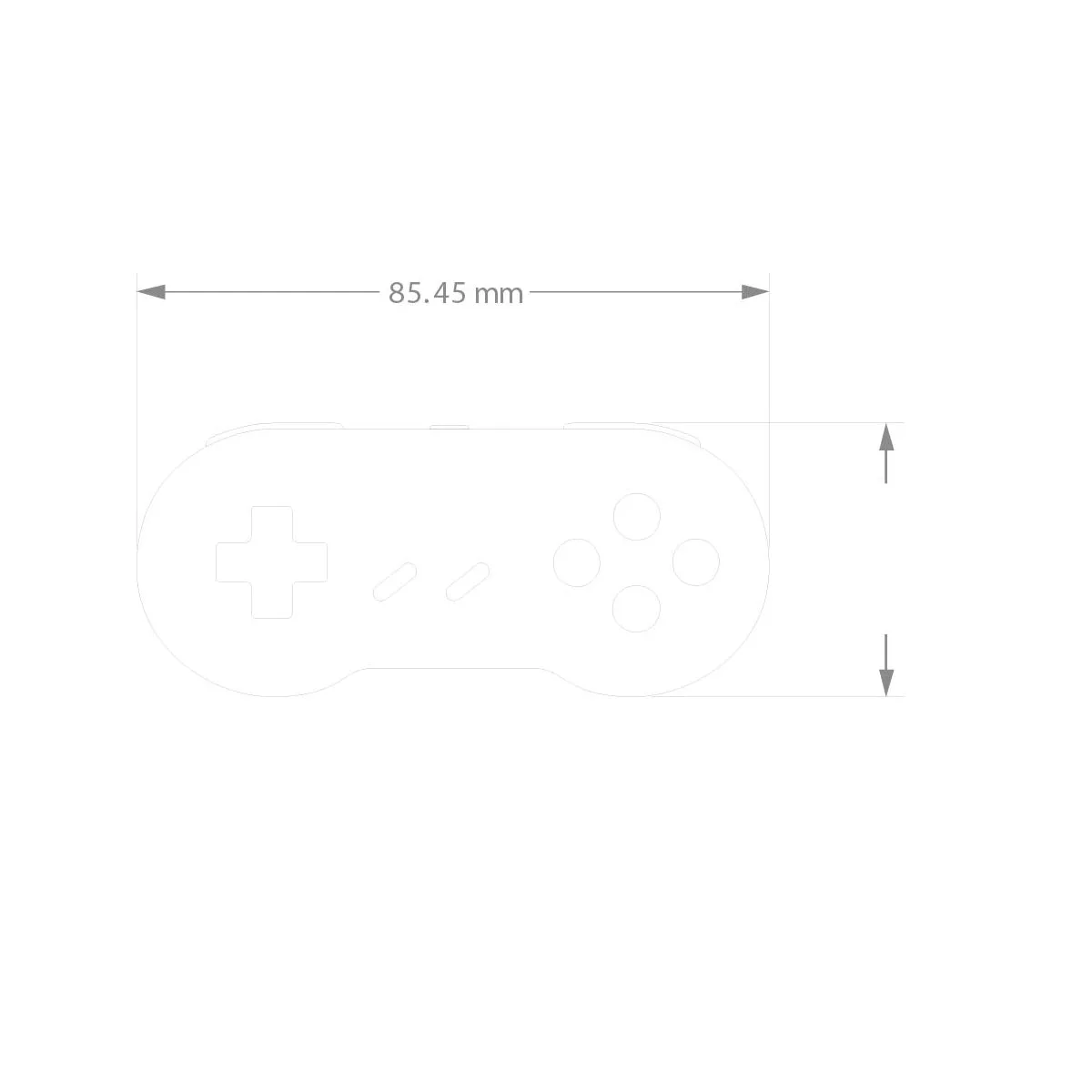 Classic SNES inspired USB Controller