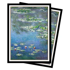 Fine Art Water Lilies Standard Deck Protector Sleeves (65ct) by Claude Monet