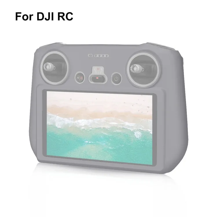 For DJI Mini 3 Pro / DJI RC with Screen PULUZ Silicone Protective Case(Grey)