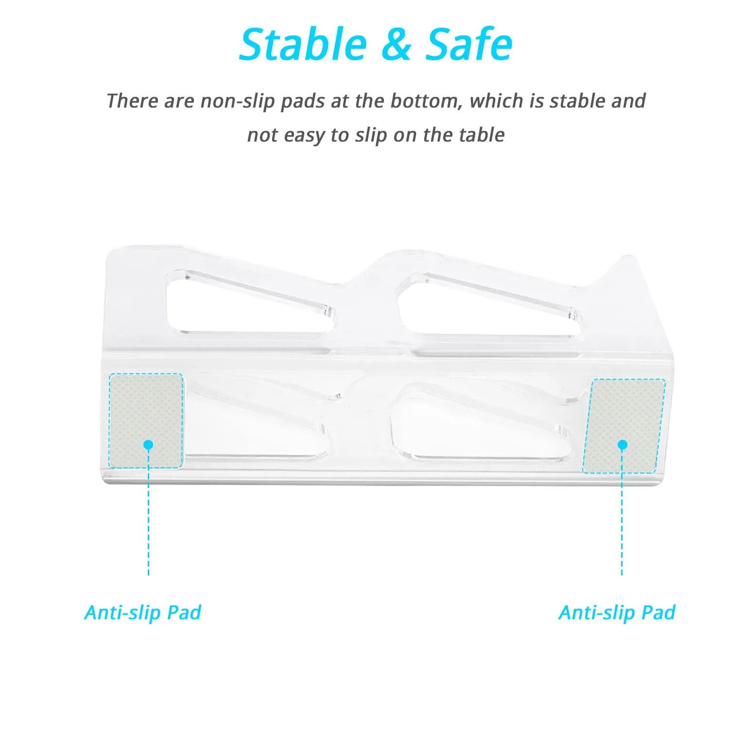 Game Controller Display Stand for PS3/PS4/PS5/Nintendo Switch Pro/Xbox Series X|S Controller - Transparent (HBX-433)