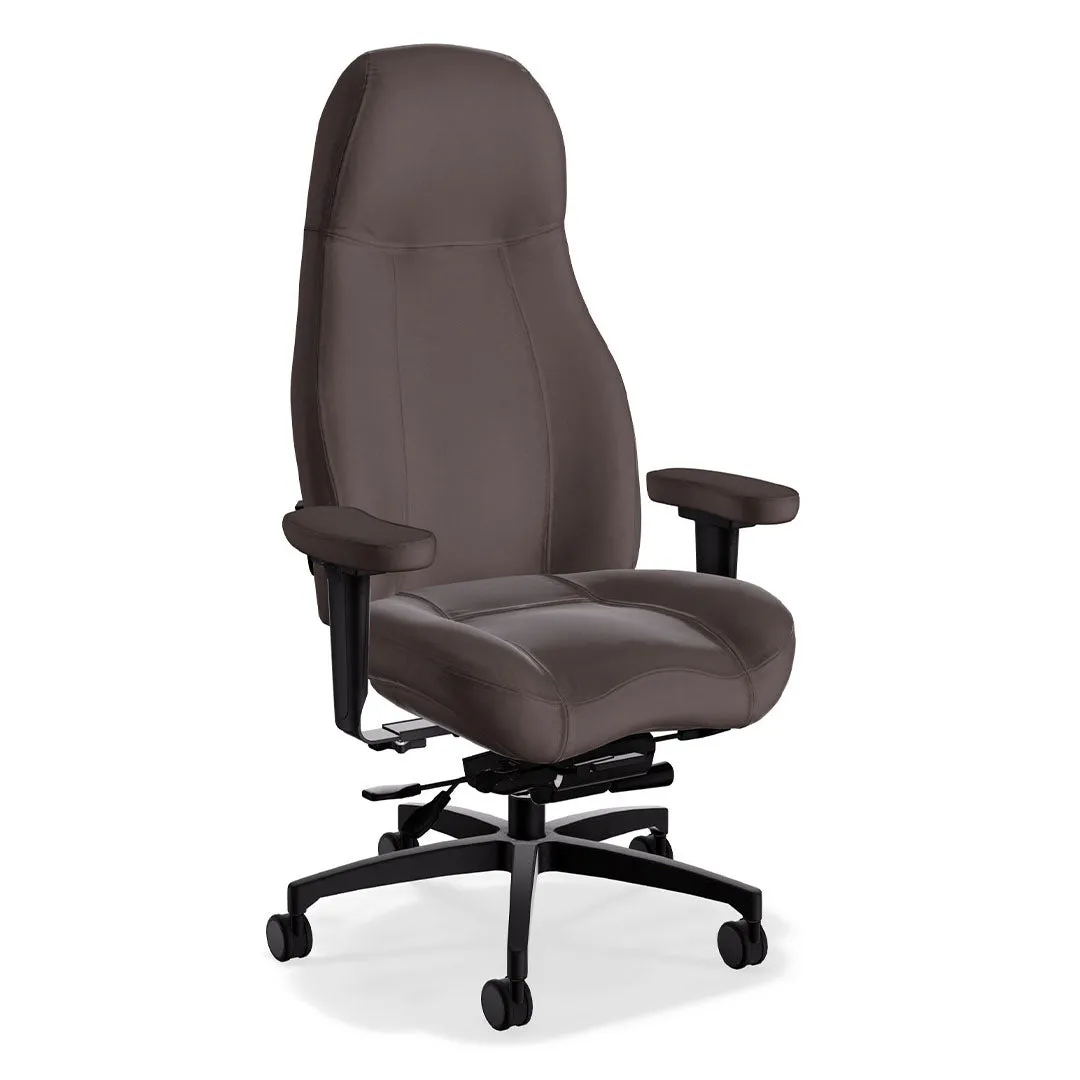 High Back Ultimate Executive Office Chair in Brisa Simulated Leather