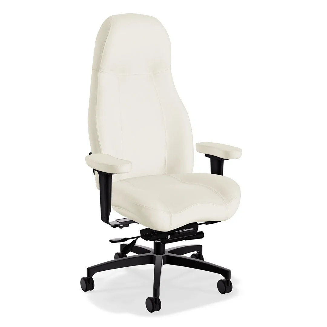 High Back Ultimate Executive Office Chair in Brisa Simulated Leather