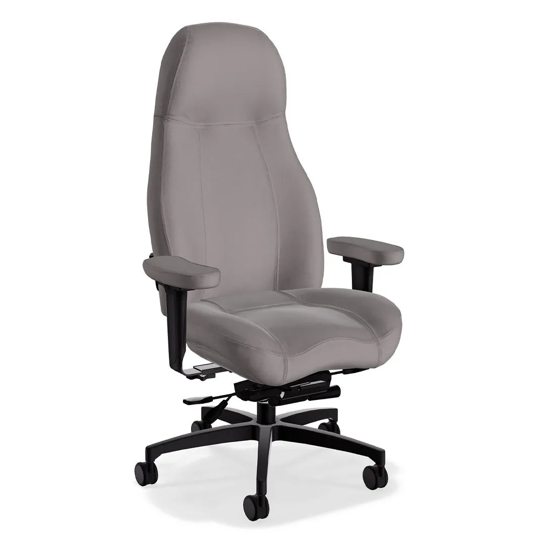 High Back Ultimate Executive Office Chair in Brisa Simulated Leather