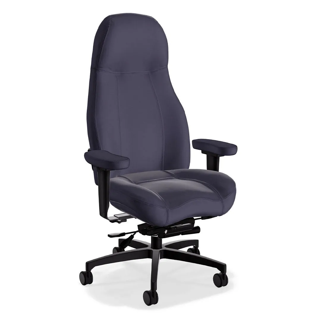 High Back Ultimate Executive Office Chair in Brisa Simulated Leather