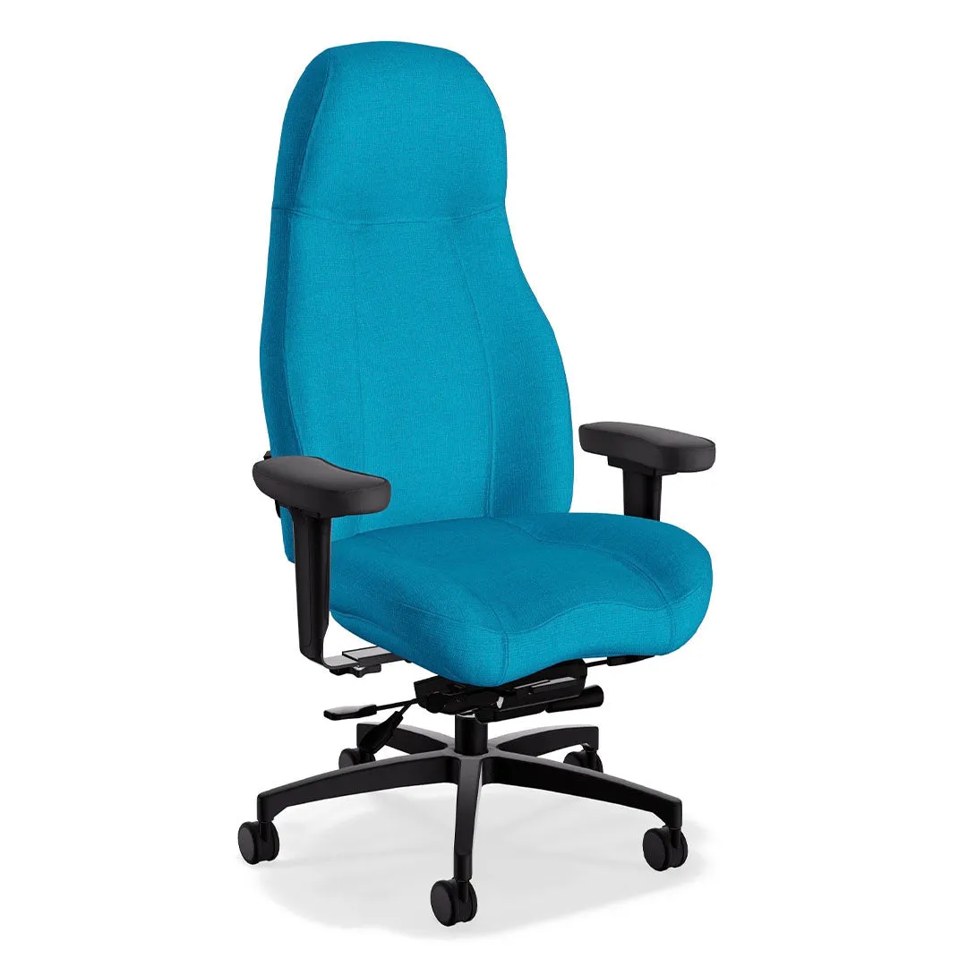 High Back Ultimate Executive Office Chair in Intuition Fabric