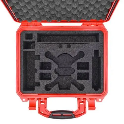 HPRC 2300 Hard Case for DJI SPARK Fly More Combo - Red