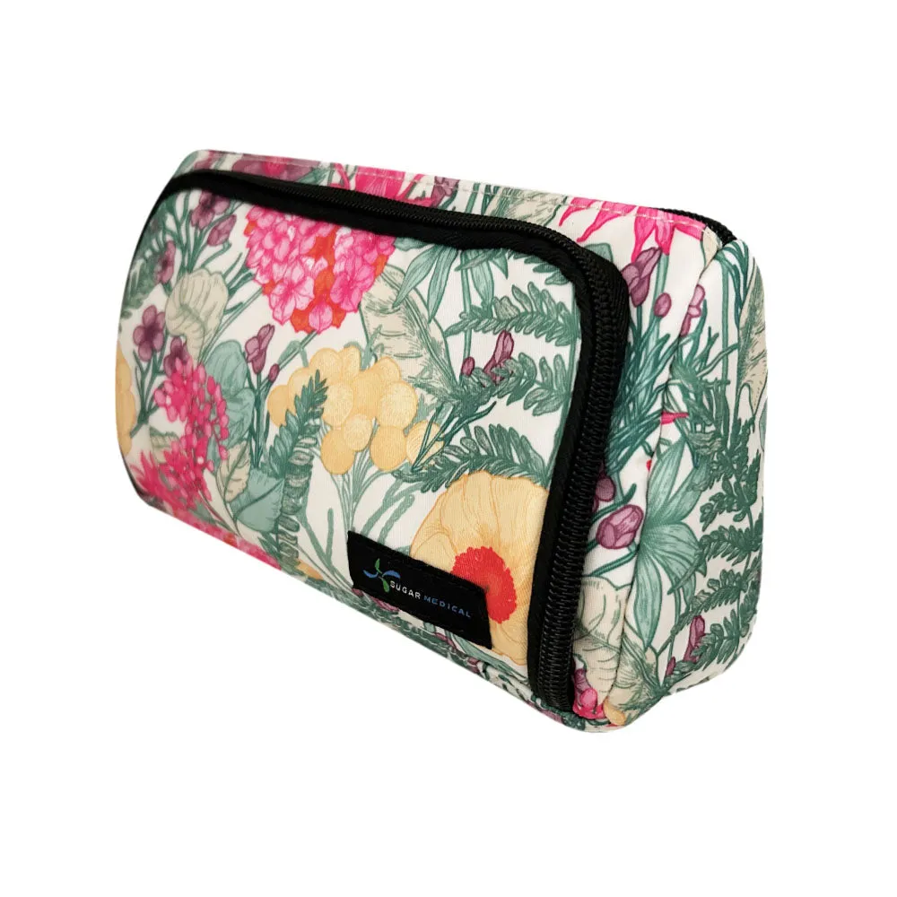 Insulated Diabetes Insulin Supply Case- Spring Flower