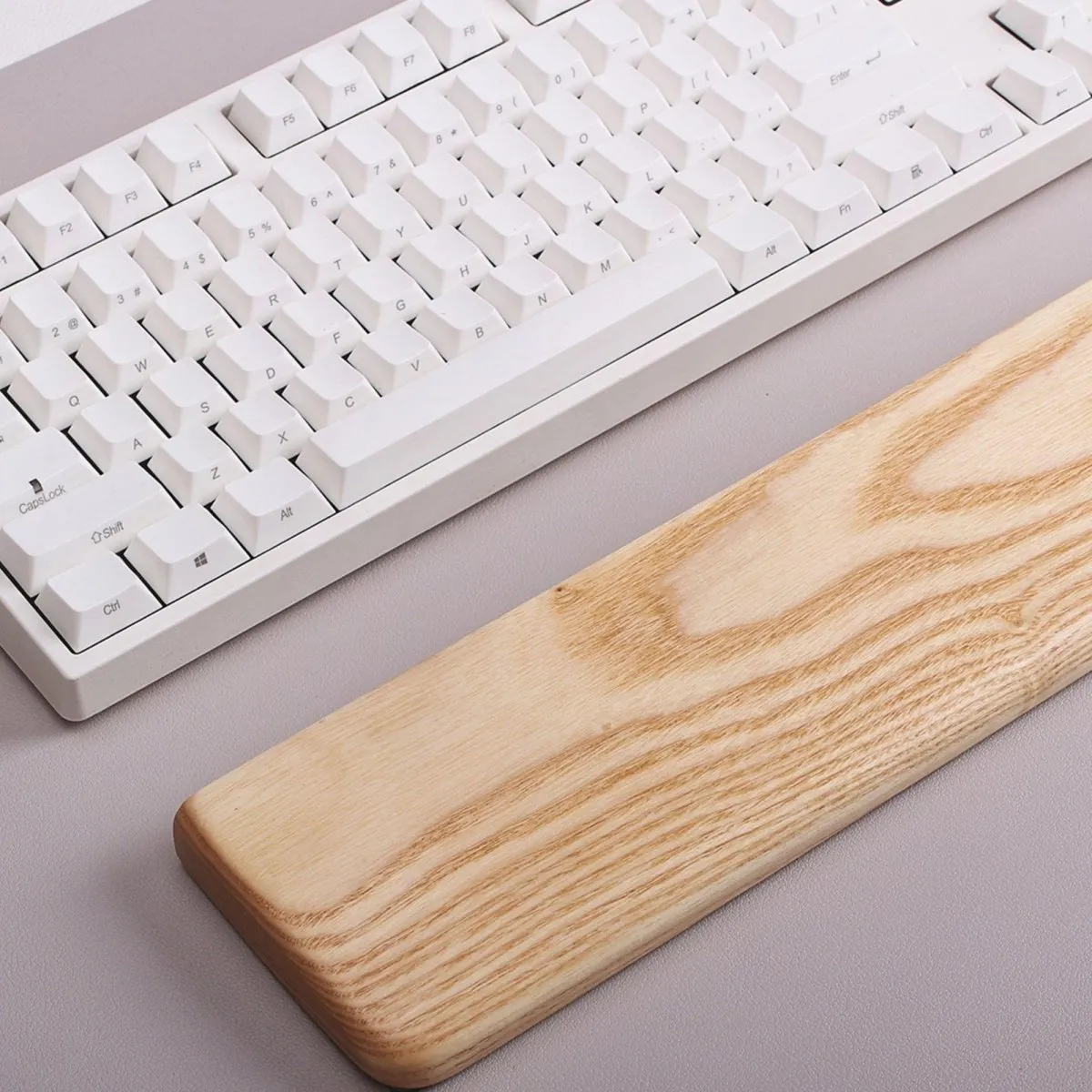 Keyboard Wrist Rest Ash Wood