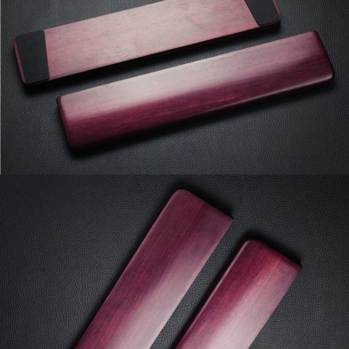 Keyboard Wrist Rest Purple Wood