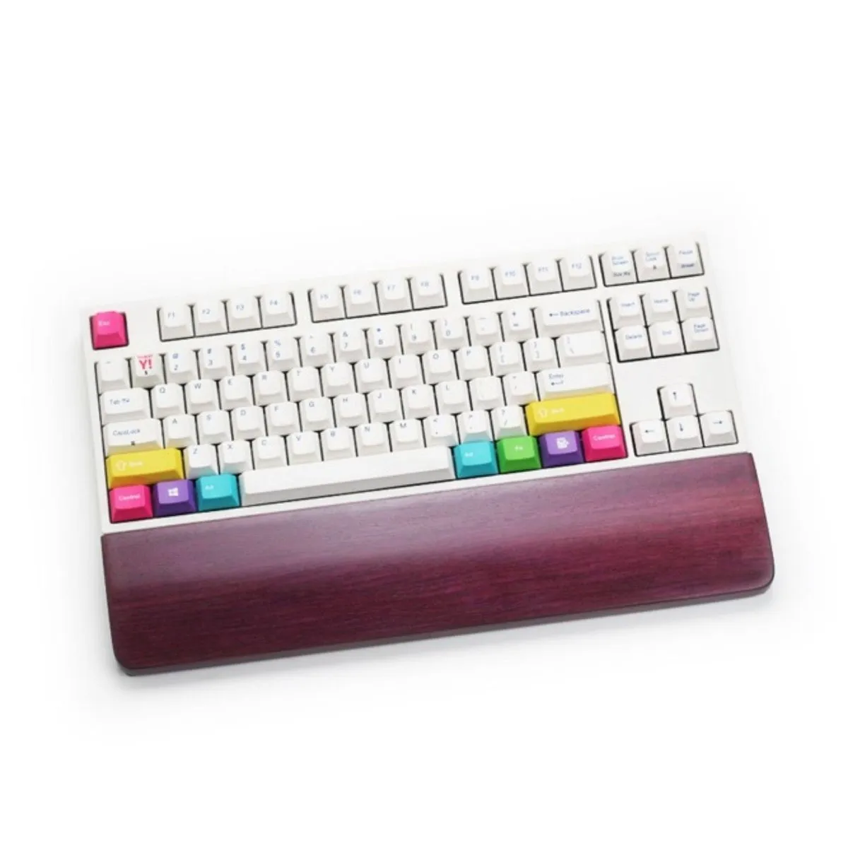 Keyboard Wrist Rest Purple Wood