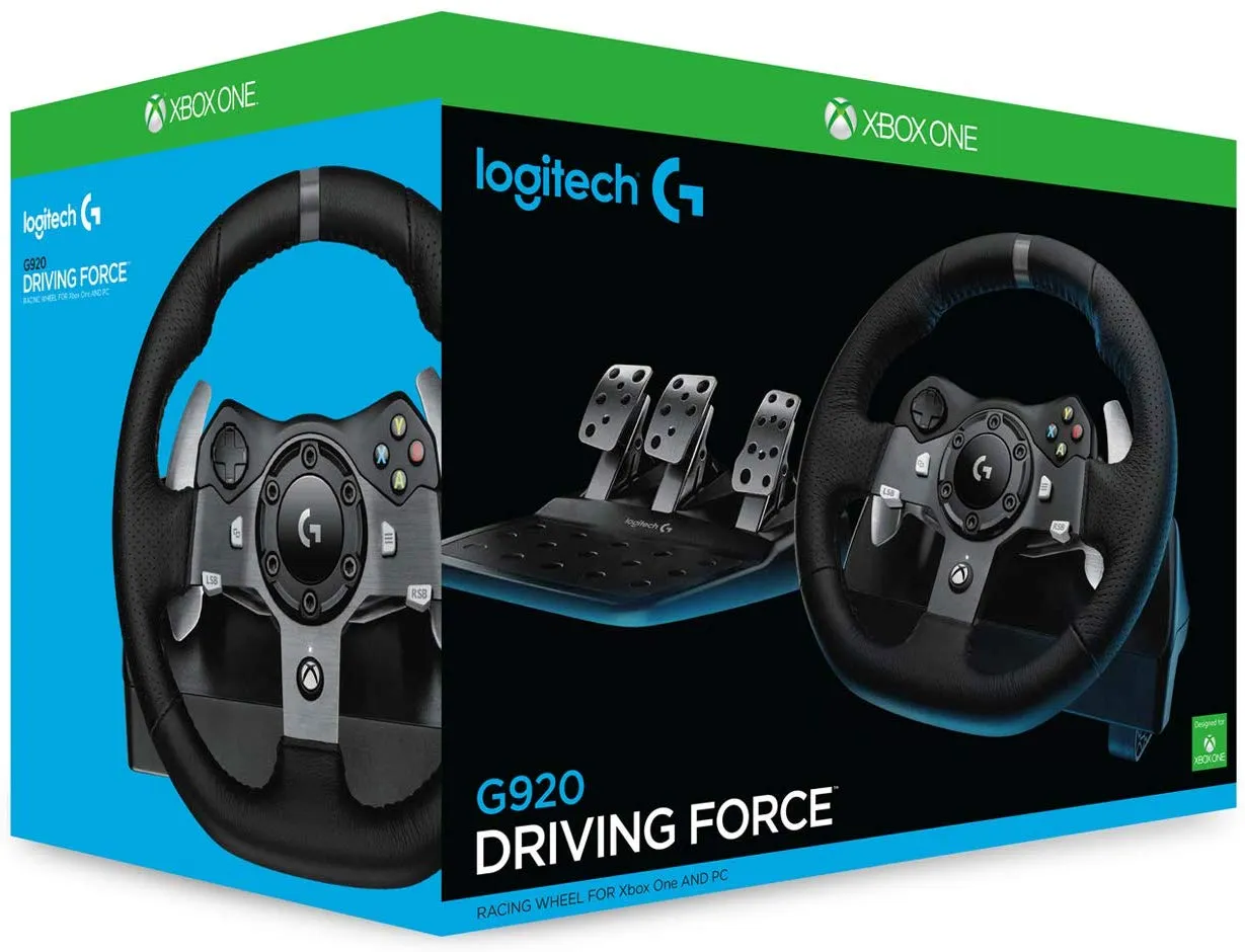 Logitech G920 Driving Force Racing Wheel for Xbox One and PC