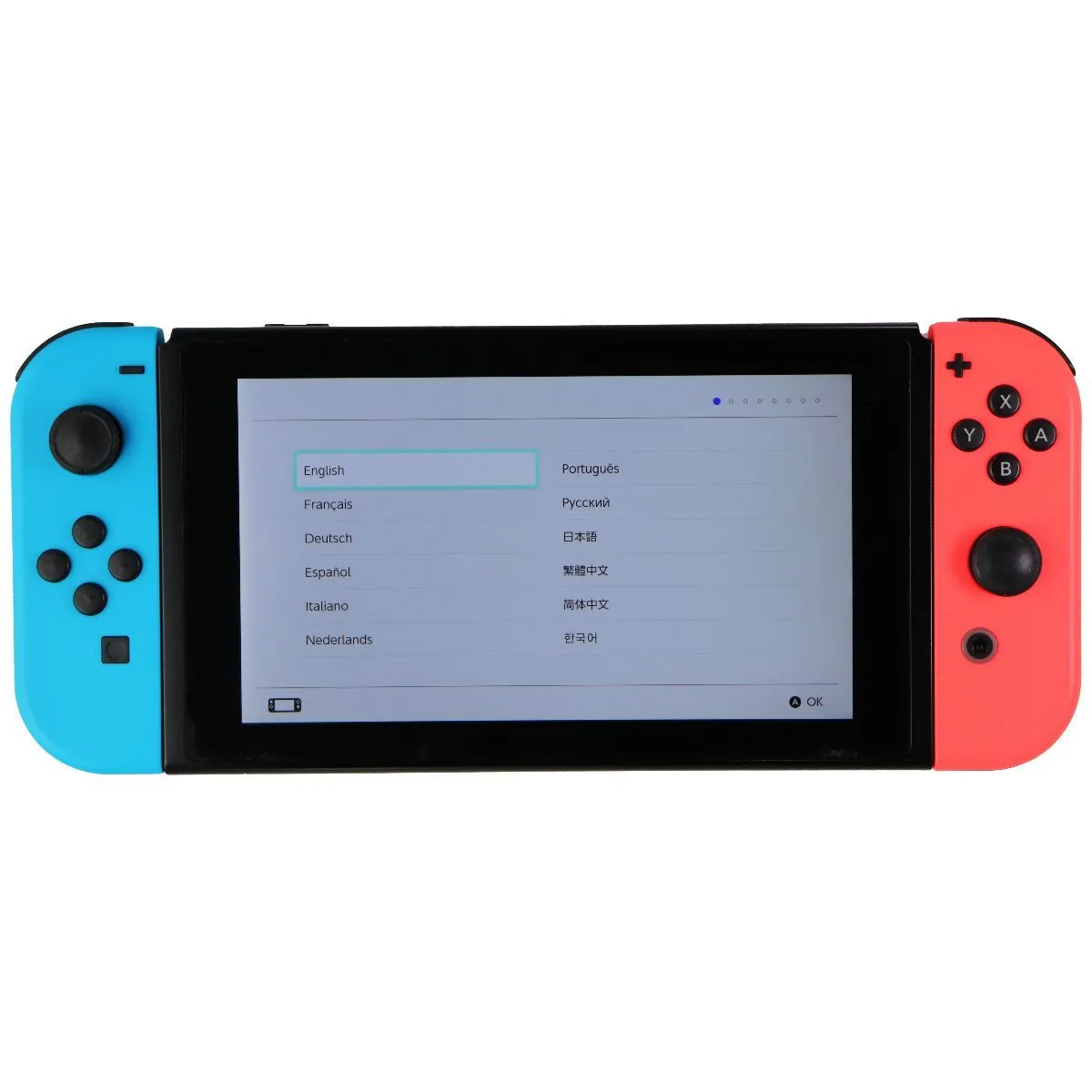 Nintendo Switch Console with Neon Blue and Neon Red Joy‑Cons / HAC-001 (-01)