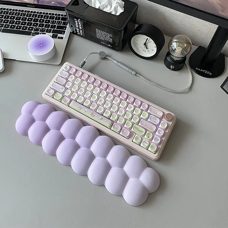 PIWIJOY Puff Taro Purple Milk Silk Cloth Wrist Rest