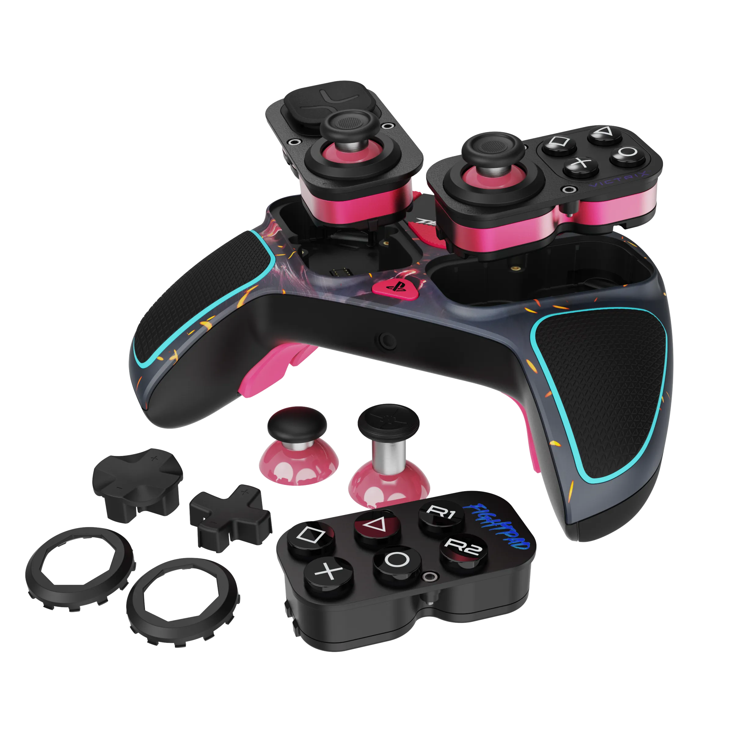 PlayStation 5, PlayStation 4 & PC Victrix Pro BFG Wireless Controller Tekken 8 Rage Art