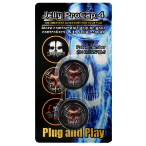 PS4 Dualshock 4 Jelly ProCap Controller Analog Thumb Stick Grip Skull Head