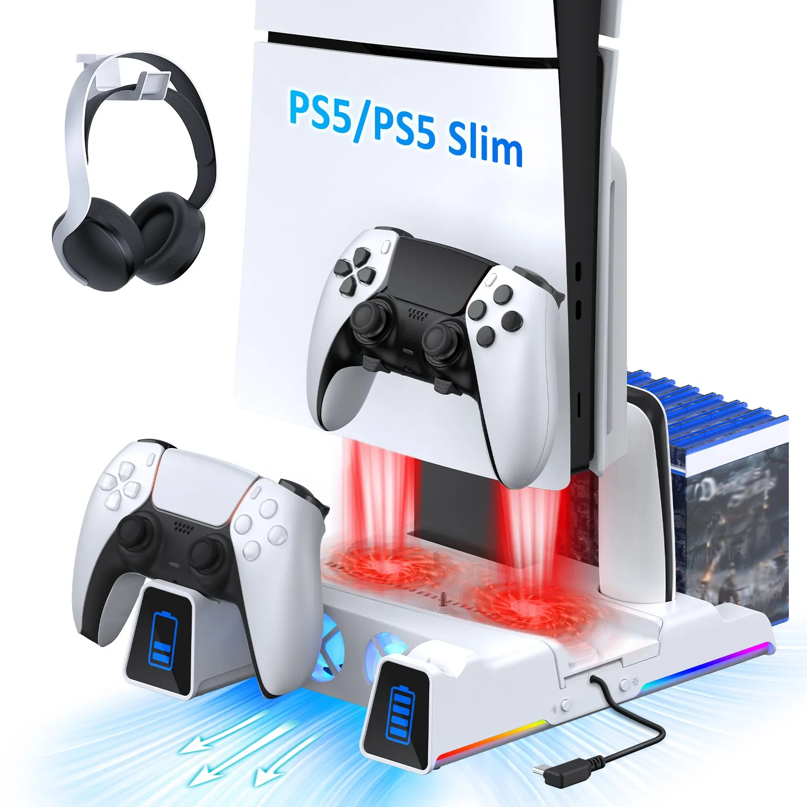 PS5 Slim cooling stand