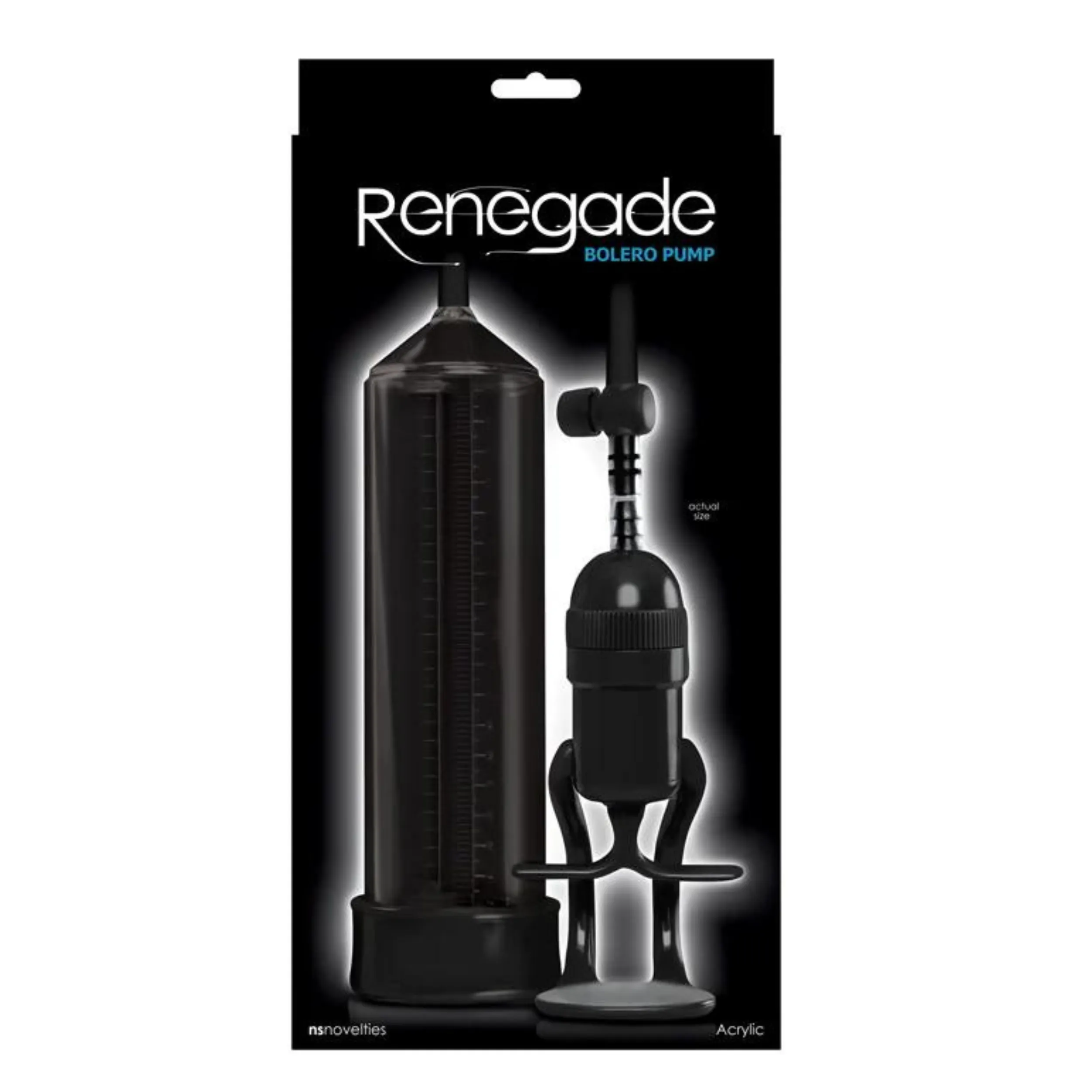 Renegade Bolero Penis Pump - Black