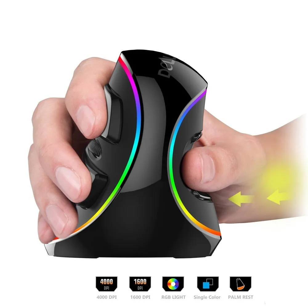 RGB Vertical Gaming Mouse