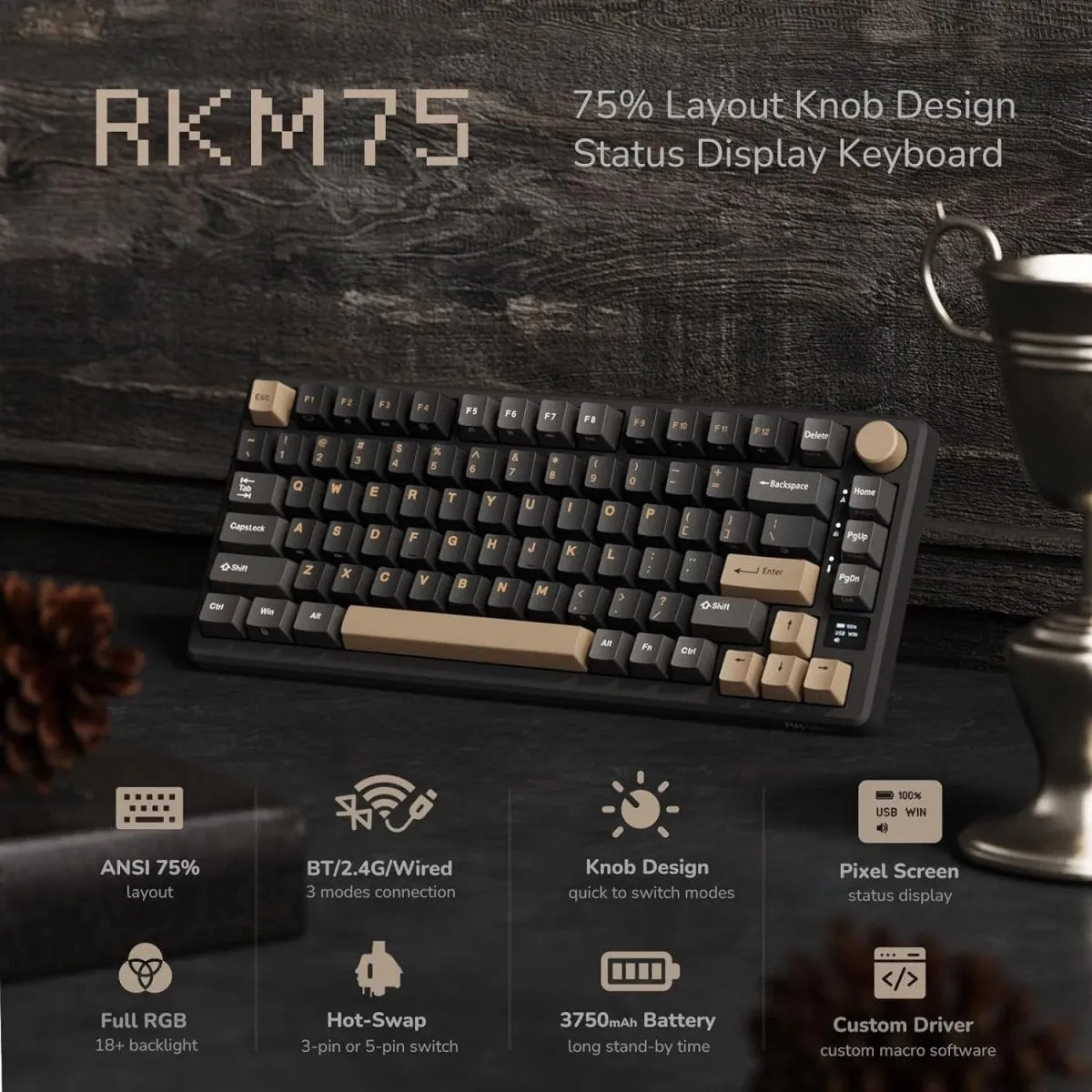 Royal Kludge RK M75 Mechanical Keyboard