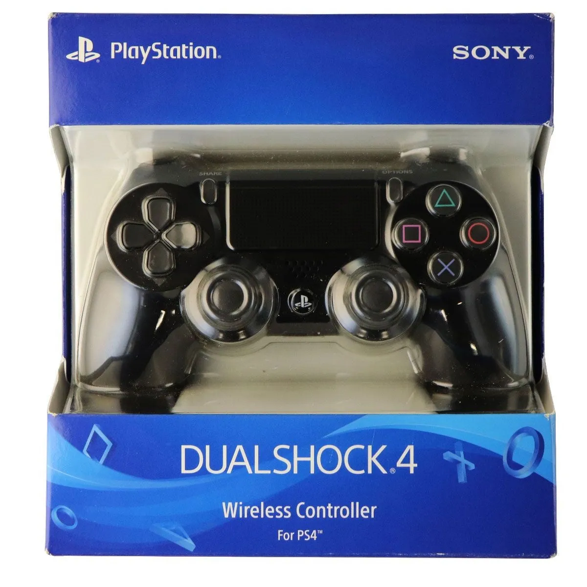 Sony DualShock 4 Wireless Controller for PlayStation 4 (CUH-ZCT2U) - Jet Black