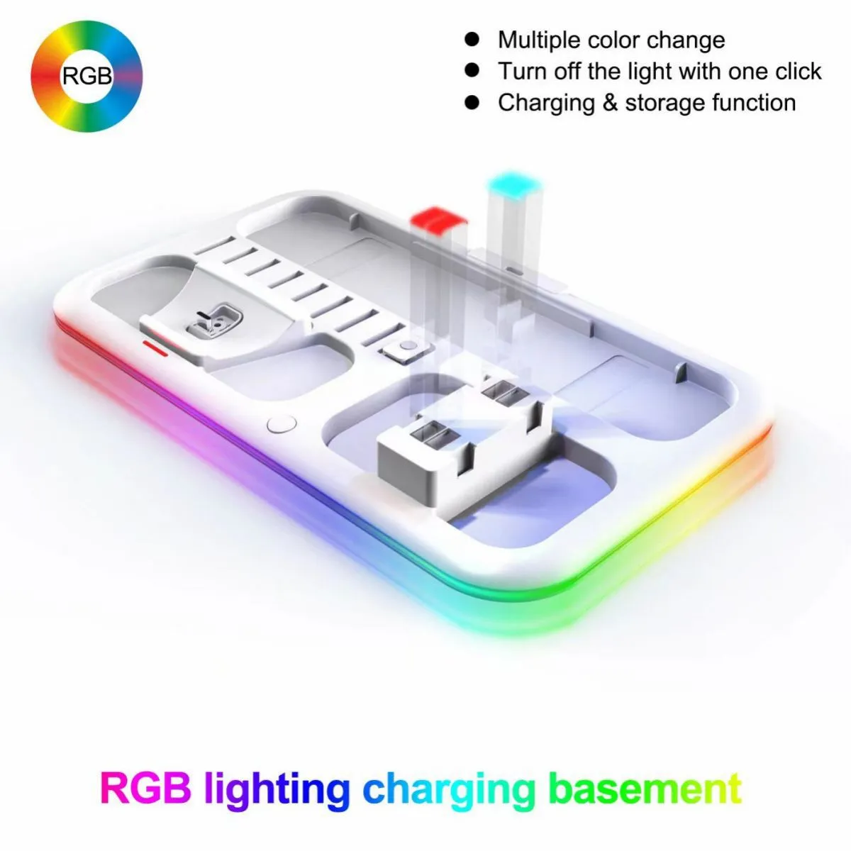 Switch Charging Dock Station with RGB Light DZ601