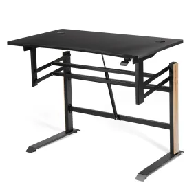 Tangkula Pneumatic Height Adjustable Gaming Desk