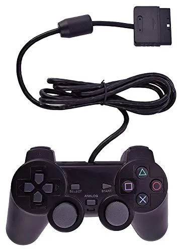 Wired Dualshock Remote Controller Compatible With Sony ps2  Playstation-2 (Black)