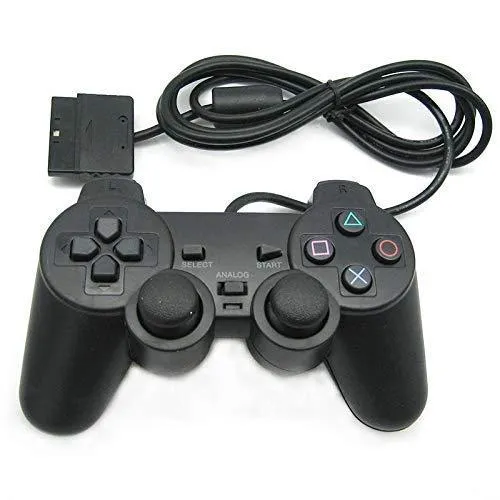 Wired Dualshock Remote Controller Compatible With Sony ps2  Playstation-2 (Black)